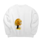 soi hẻm rojiのAutumnLeaf Big Crew Neck Sweatshirt