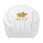 chicodeza by suzuriのハコフグさん Big Crew Neck Sweatshirt