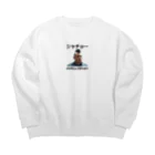 ボンバーショップのシャチョー Big Crew Neck Sweatshirt