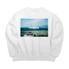 ムクロジのnothing Big Crew Neck Sweatshirt