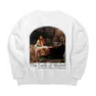 MUGEN ARTのシャロットの女（シャロット姫）　The Lady of Shalott　ジョン・ウィリアム・ウォーターハウス Big Crew Neck Sweatshirt