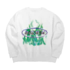 thorny_greenのBURN〜焼き魚・胸を焦がす〜 Big Crew Neck Sweatshirt