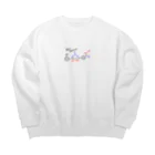 Rakugaki SanのBetti reaction Big Crew Neck Sweatshirt