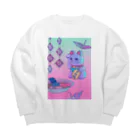 waccaの千万両 Big Crew Neck Sweatshirt