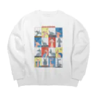 Hungry Freaksの歌川広重「新板かげぼしづくし」 Big Crew Neck Sweatshirt