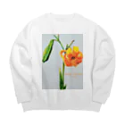 River GardenのRiver Garden 野姫百合 Big Crew Neck Sweatshirt