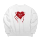 t-shirts-cafeのFall in love Big Crew Neck Sweatshirt