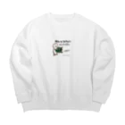 アイスティーフォーミーのわかめに翻弄されるにゃざらしさん Big Crew Neck Sweatshirt