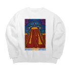 うぉーるのとこのUFO!!!! Big Crew Neck Sweatshirt