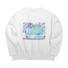 しかくまのバスルーム Big Crew Neck Sweatshirt