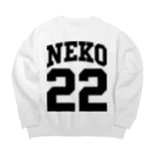 キジトラの背番号22　ネコ Big Crew Neck Sweatshirt