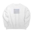 rilybiiの空とピンク . Big Crew Neck Sweatshirt