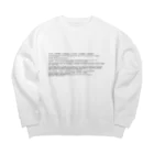 Desktop LabのBSOD(Blue Screen of Death) Big Crew Neck Sweatshirt