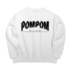mf@PomPomBlogのThrasher Pom Pom Blog Logo（black） ビッグシルエットスウェット