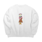 くんくんのお店のくんくんお気に入りワンピース👗 Big Crew Neck Sweatshirt