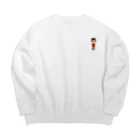 みっちの[ドット絵] サッカー選手 Vol.005 Big Crew Neck Sweatshirt