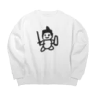 chicodeza by suzuriのただのゆうしゃ Big Crew Neck Sweatshirt