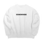 お店のsomewhere Big Crew Neck Sweatshirt