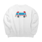 chicodeza by suzuriの可愛い救急車 Big Crew Neck Sweatshirt