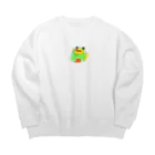 ブラウンさんのピヨるくん 雨シリーズ Big Crew Neck Sweatshirt