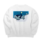 あるサメのお店のままごと羊 ver2 Big Crew Neck Sweatshirt