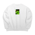 わーいのラグランメガネ Big Crew Neck Sweatshirt