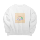 雑貨屋のオソラさんのラジャァァァ！！ Big Crew Neck Sweatshirt