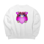 ぶるまちゃんのぶるまちゃん Big Crew Neck Sweatshirt