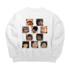 わははの27女児期 Big Crew Neck Sweatshirt