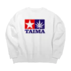 おもしろいTシャツ屋さんのTAIMA 大麻 大麻草 マリファナ cannabis marijuana ビッグシルエットスウェット