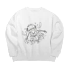 littlesのかわいいてんしめいどちゃん Big Crew Neck Sweatshirt