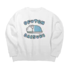 ナポリのSUZURIのお布団だいすき Big Crew Neck Sweatshirt