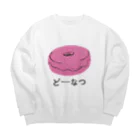 moongのドーナツ どーなつ Big Crew Neck Sweatshirt