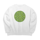 LeafCreateの森の曼荼羅 Big Crew Neck Sweatshirt