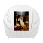 世界美術商店の死の天使 / Angel of the Death Big Crew Neck Sweatshirt