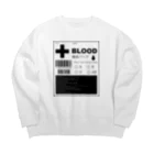 Iruseの輸血パック Big Crew Neck Sweatshirt