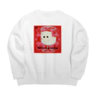 ペルシャ猫のモフのNeko wa ekitai    (ねこは(わ)液体) Big Crew Neck Sweatshirt