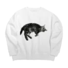 アメショーのひめちゃんのアメショーのひめちゃん⑥ Big Crew Neck Sweatshirt