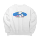 松尾モノの星にくちづけ Big Crew Neck Sweatshirt