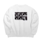 Burnt NEKOCHANのHOME ALONE Big Crew Neck Sweatshirt