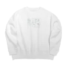 rakugaki storeのらくがきふぁみりー Big Crew Neck Sweatshirt