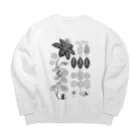 majiodesignのSNOWFLOWER Big Crew Neck Sweatshirt