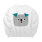 てら ねこグッズのタレミミチャン。 Big Crew Neck Sweatshirt