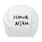 星好き⭐️のI LOVE NiKU Big Crew Neck Sweatshirt