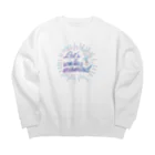 chicodeza by suzuriの海と人魚さん Big Crew Neck Sweatshirt