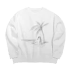 雑貨屋ペパロニの夏のペンギン　サマーバケーション Big Crew Neck Sweatshirt