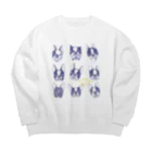 inunootomoのNo dog,No life Big Crew Neck Sweatshirt