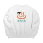 しろいこの銭湯民族 Big Crew Neck Sweatshirt