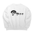 タカの毒キノコの兄弟 Big Crew Neck Sweatshirt