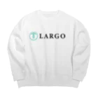 NPO法人LARGOのNPO法人LARGO 公式ロゴアイテム（横） Big Crew Neck Sweatshirt